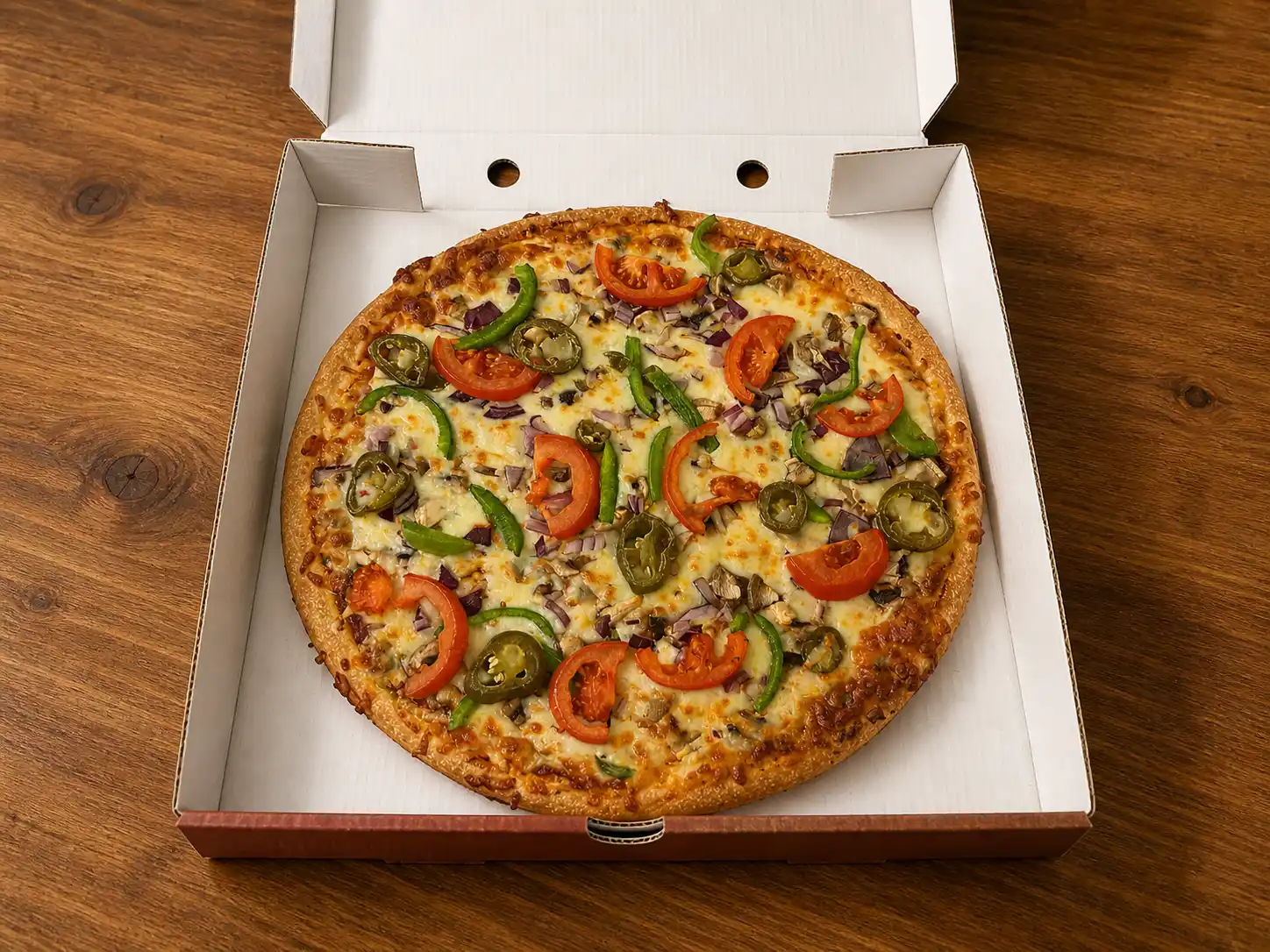 punjabi veg special pizza