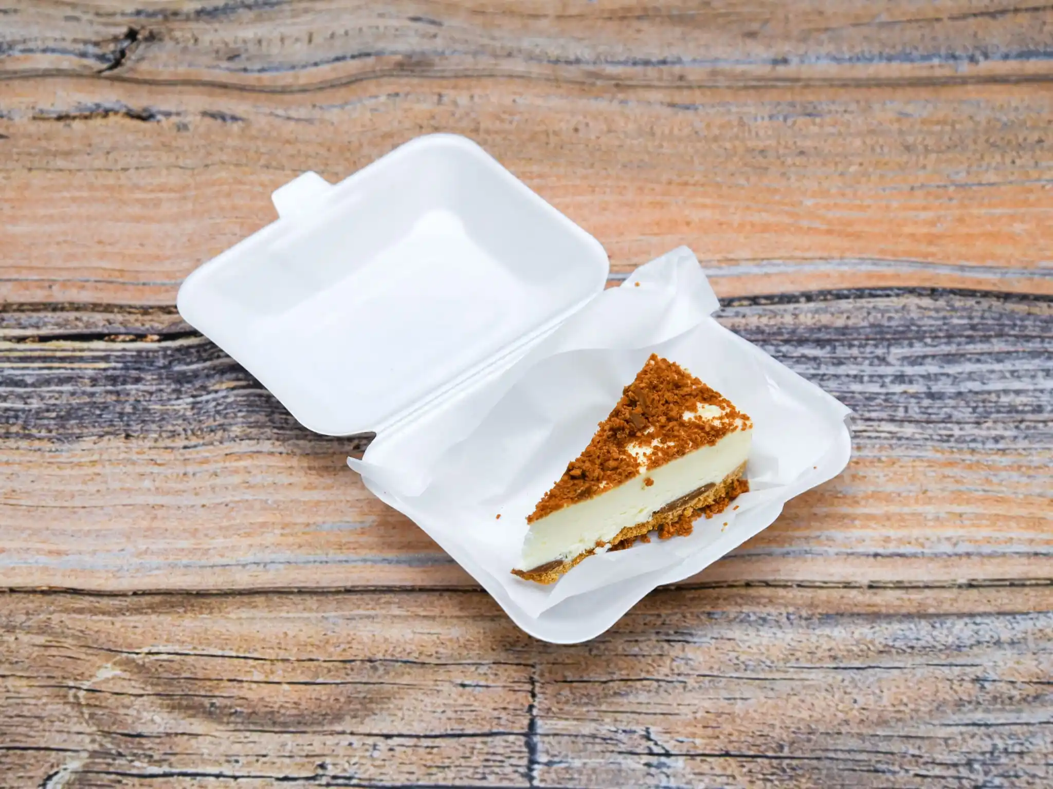 Crunchy caramel cheese cake