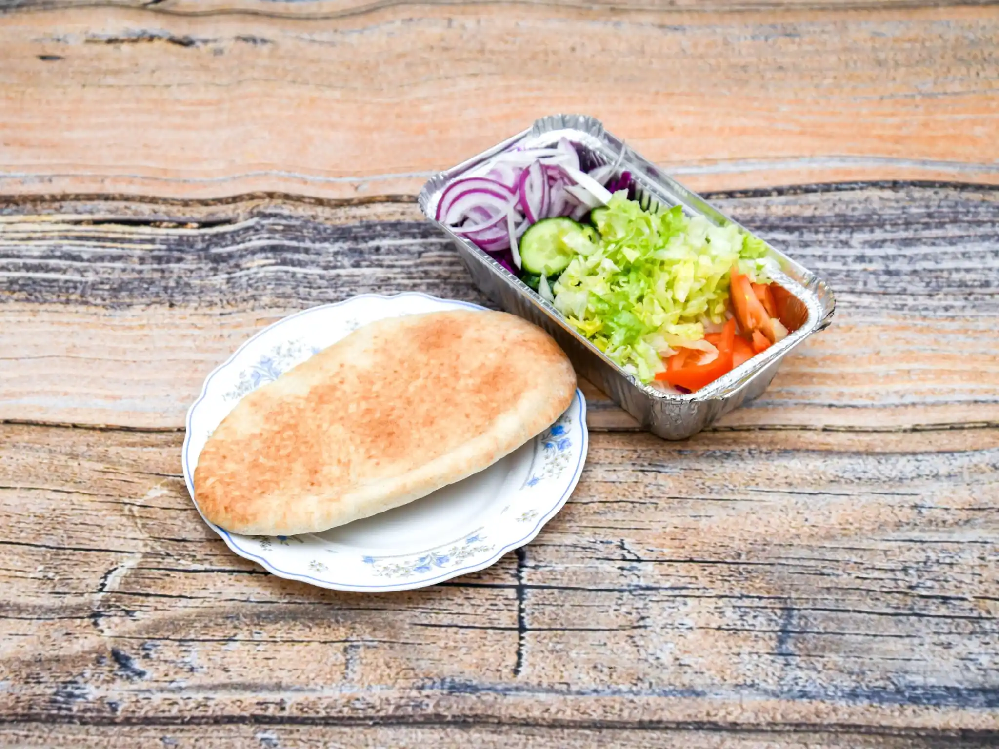 pitta & salad